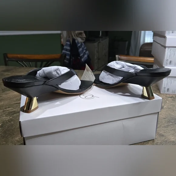 The Drop Women's Dakota Thong Scupted Heel Sandal #912, 913, 914 - Picture 7 of 14